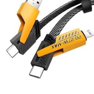 4 In 1 Fast Charging Cable MR-01 Gen 10 || 1 Year Instant Warranty