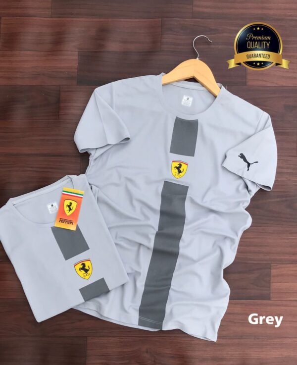Round Neck Drop Shoulder Tshirt - Image 2