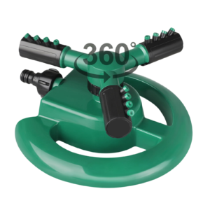 Sahel sprinkler for even watering of your garden. 360-degree watering for complete lawn coverage