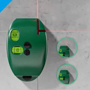 2 Lines Laser Levels ๏ปฟVertical Laser Level Infrared Horizontal Line 90 Degree Angle Leveling 20M Long Distance Leveling Tool
